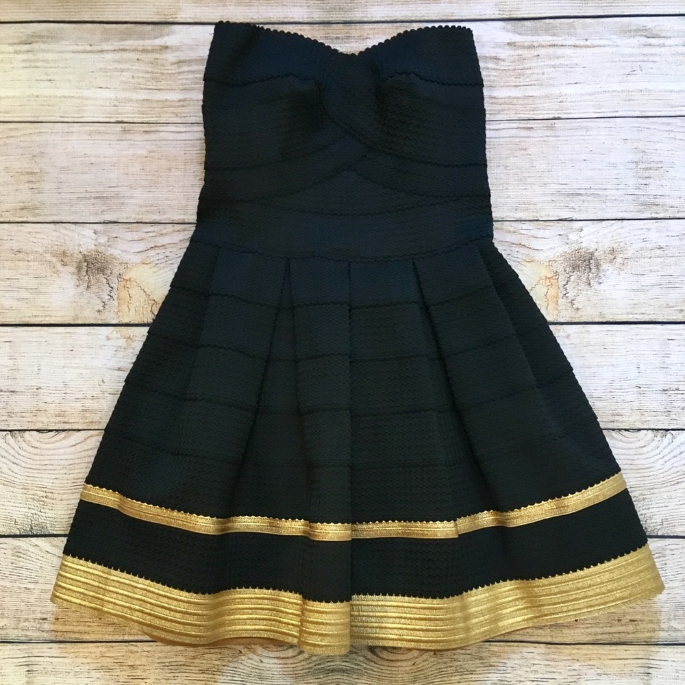Bloomingdales Alythea strapless cocktail dress szM